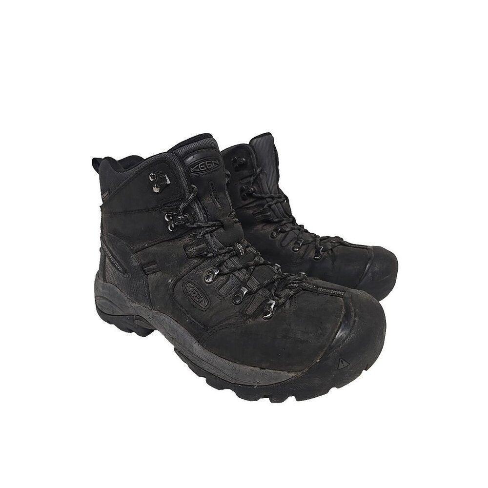 Keen Utility Men's Pittsburgh Energy Waterproof Work Hiker Black Size 10.5D